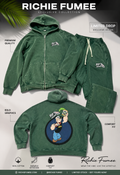 Richie Fumee Sailing Team Green Hoodie & Pants Set