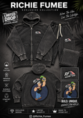 Richie Fumee Sailing Team Black Hoodie & Pants Set