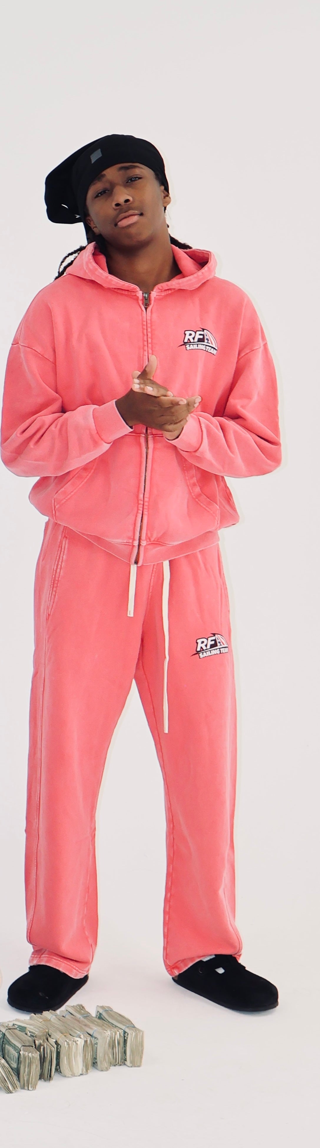 Richie Fumee Sailing Team Pink Hoodie & Pants Set