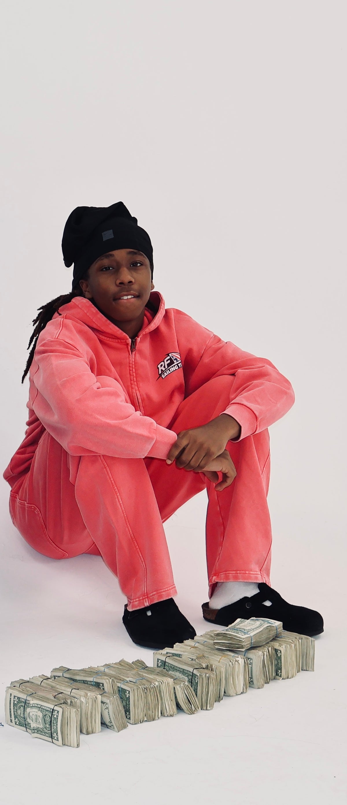 Richie Fumee Sailing Team Pink Hoodie & Pants Set