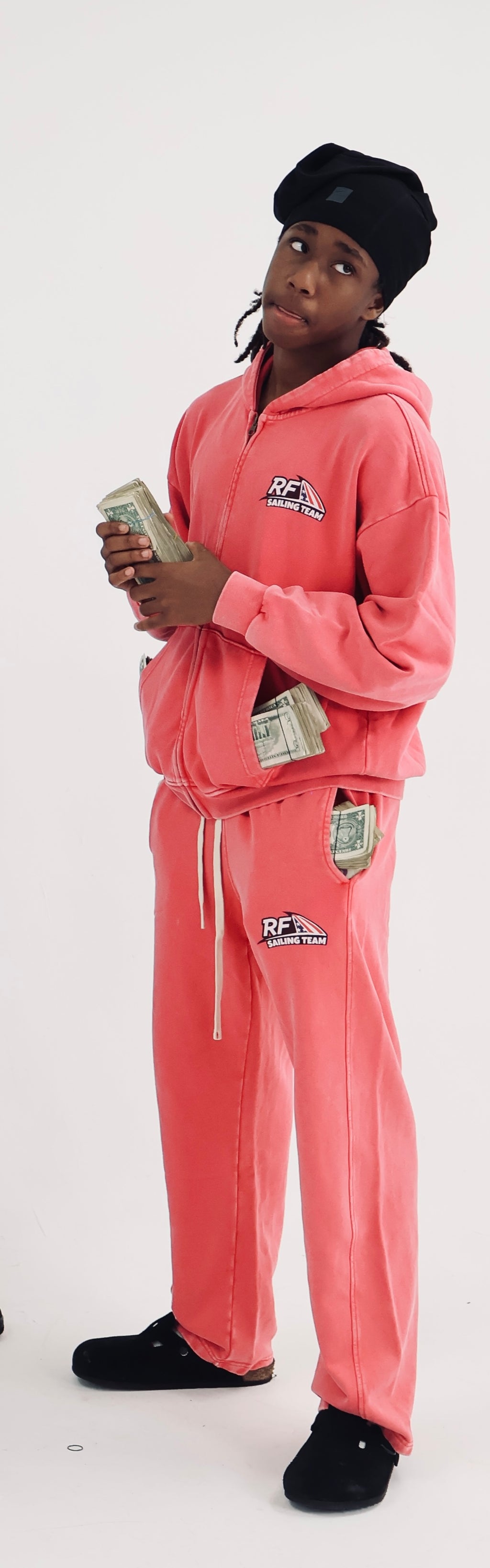 Richie Fumee Sailing Team Pink Hoodie & Pants Set