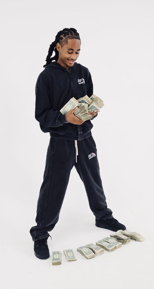 Richie Fumee Sailing Team Black Hoodie & Pants Set