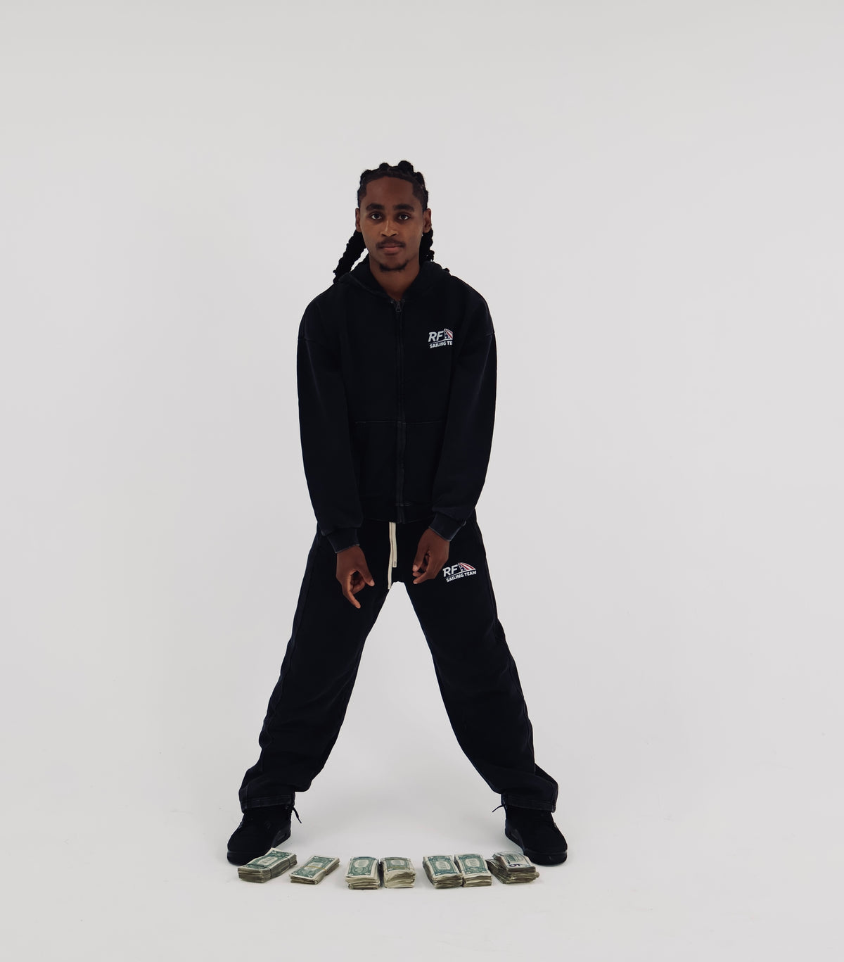 Richie Fumee Sailing Team Black Hoodie & Pants Set